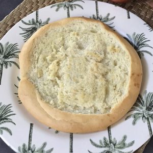 Blanquilla o torta de aceite y sal en Panadería Almagro de Arroyo el Ojanco (Jaén)