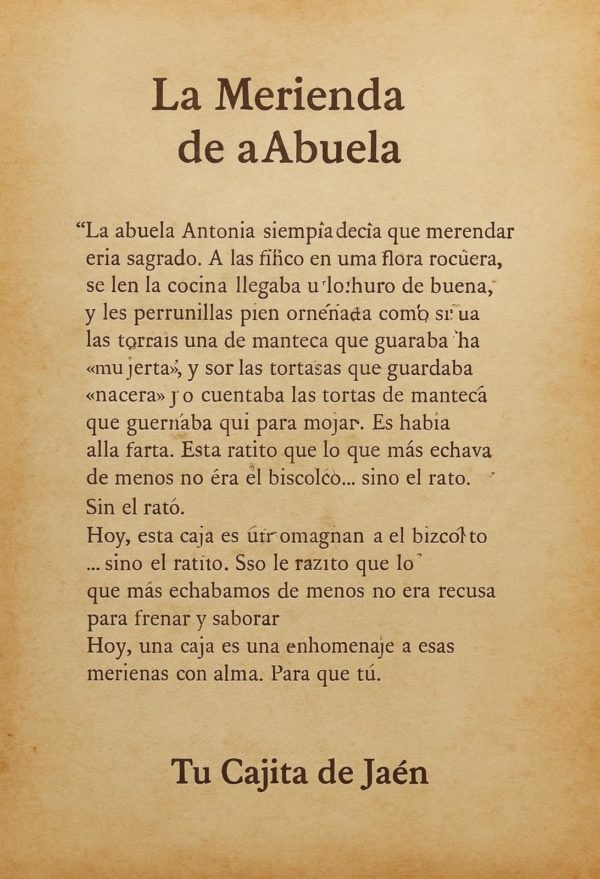 La Merienda de la Abuela Tu Cajita de Jaén en casa - Imagen 2